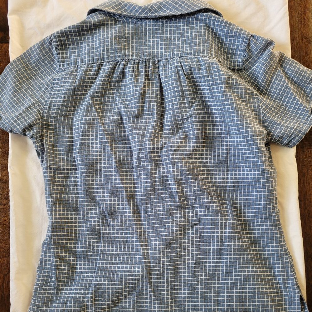 Fossil Short-Sleeve Button Down Xs - image 2